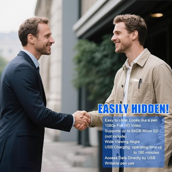 Body Camera Pen For Video Recording Photo Taking For Home and Office
