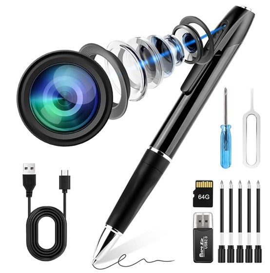 Body Camera Pen For Video Recording Photo Taking For Home and Office