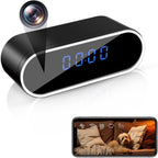 WiFi Clock Video Recorder Night Vision Motion Detection Nanny Cam For Home