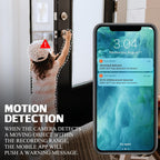 WiFi Clock Video Recorder Night Vision Motion Detection Nanny Cam For Home