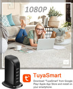 Mini Cameras with 5-Port USB Hub For Home and Office