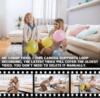 WiFi Clock Video Recorder Night Vision Motion Detection Nanny Cam For Home