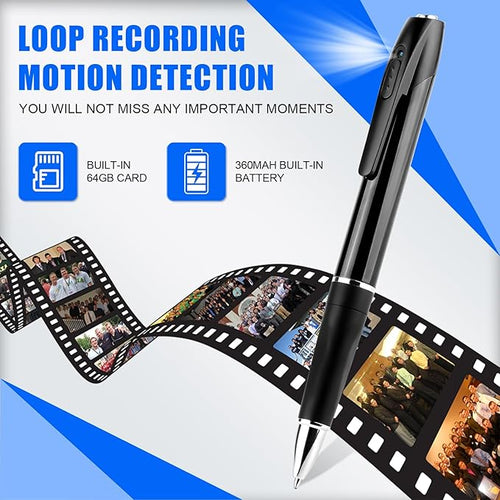 Body Camera Pen For Video Recording Photo Taking For Home and Office