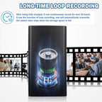 10000mAh Power Bank Nanny Cam for Home, Room, Office, No WiFi
