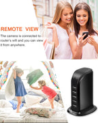 Mini Cameras with 5-Port USB Hub For Home and Office