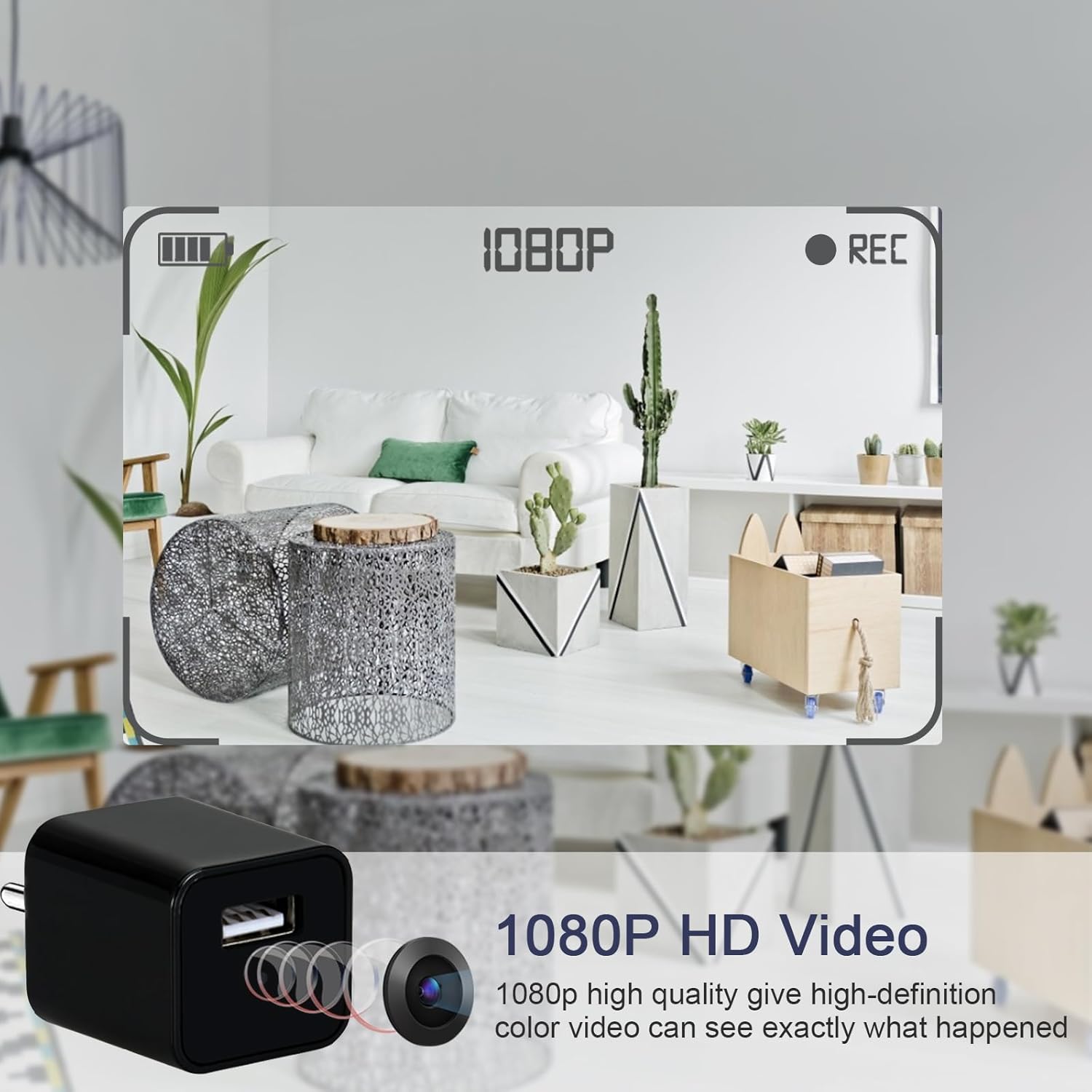 Mini Cameras with 5-Port USB Hub For Home and Office